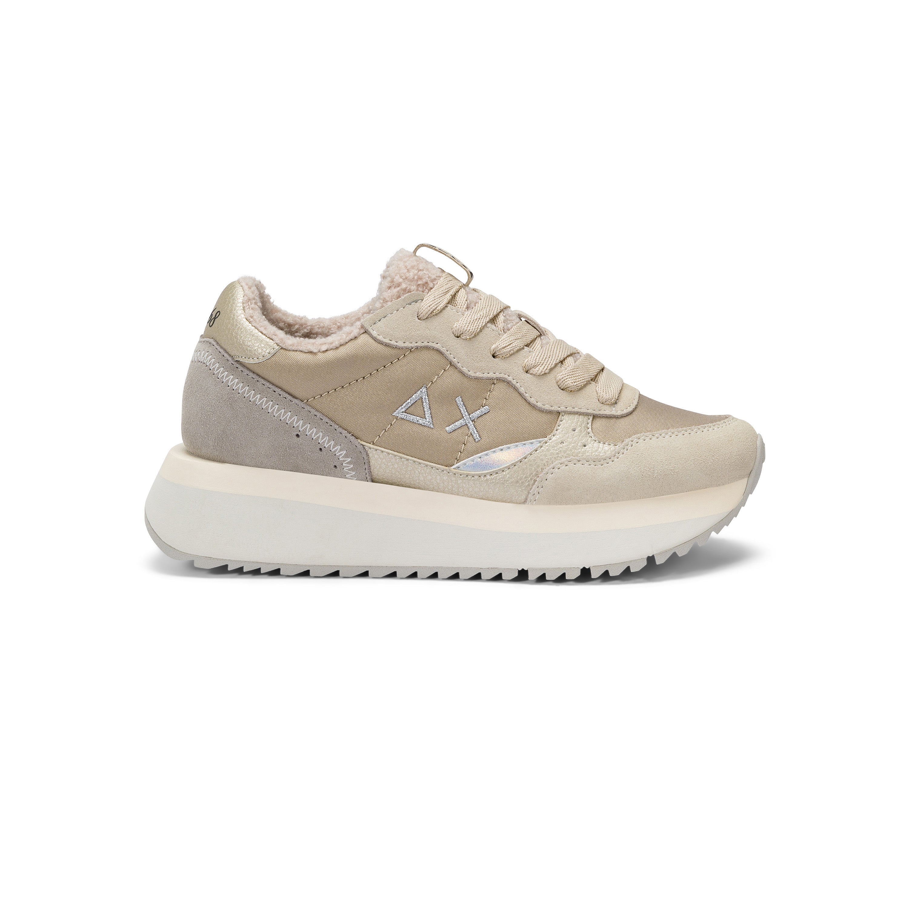 SCARPE SUN68 BIG ALLY WINTER BIANCO PANNA