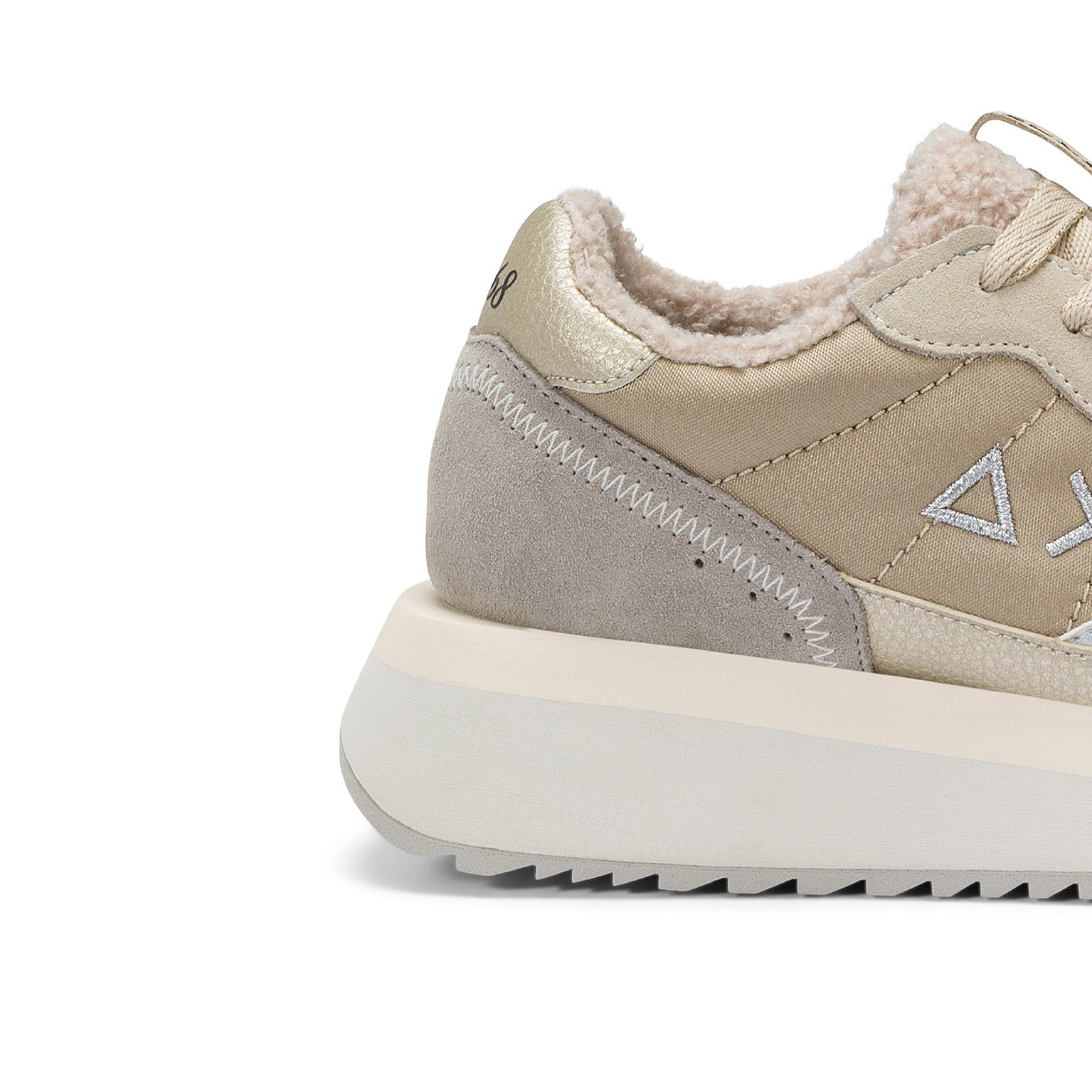 SCARPE SUN68 BIG ALLY WINTER BIANCO PANNA