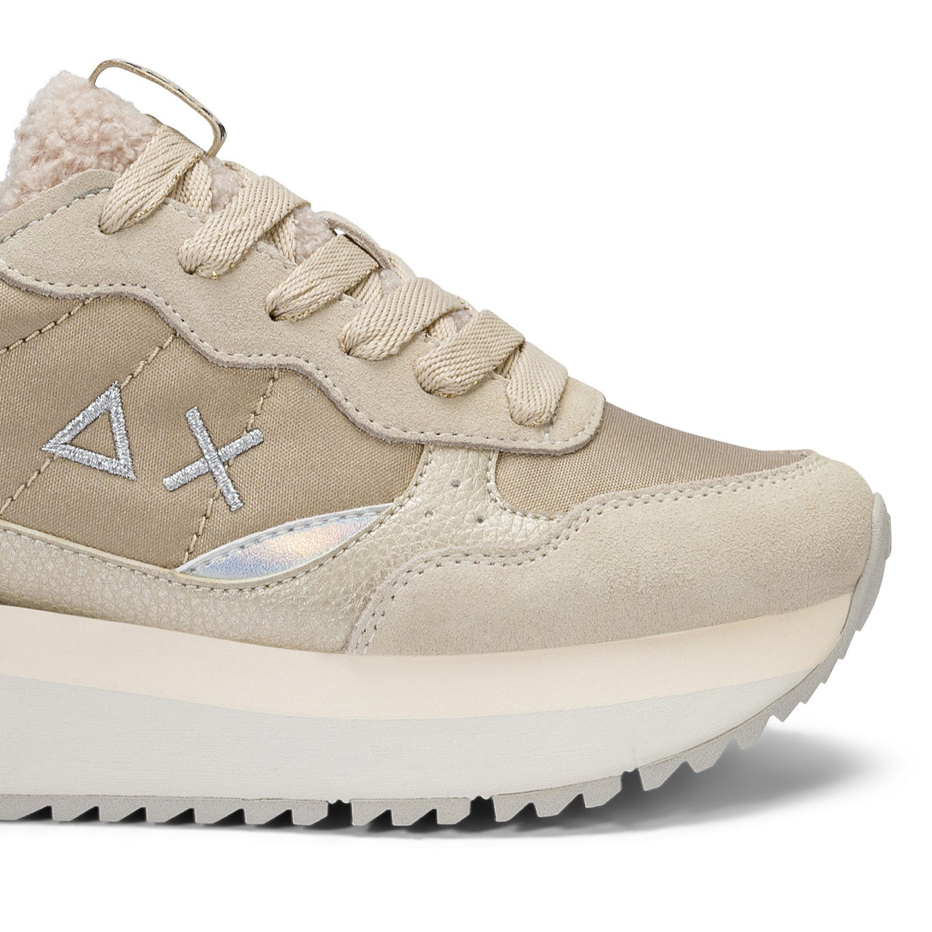 SCARPE SUN68 BIG ALLY WINTER BIANCO PANNA