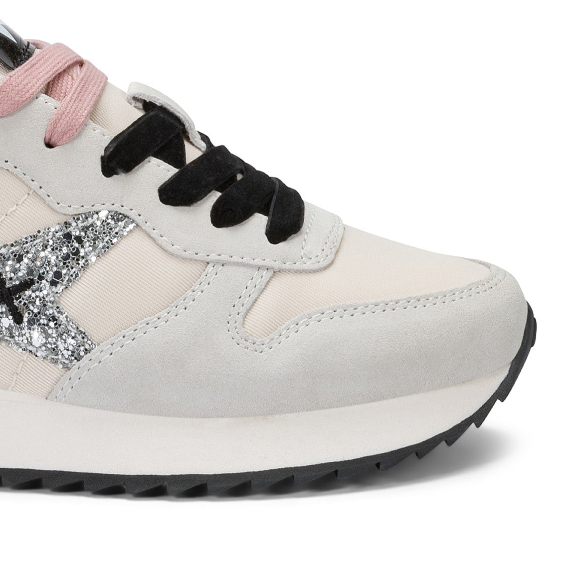 SCARPE SUN68 STARGLITTER BIANCO PANNA