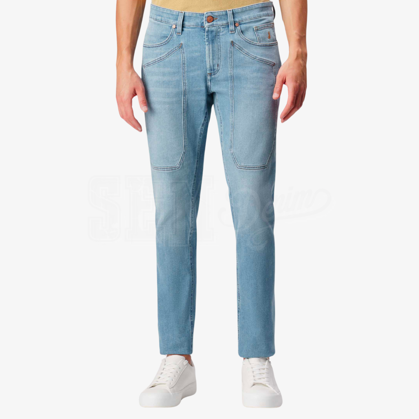 JEANS JECKERSON DENIM CHIARO JUPPA077JOHN001 DNDTFDENI037