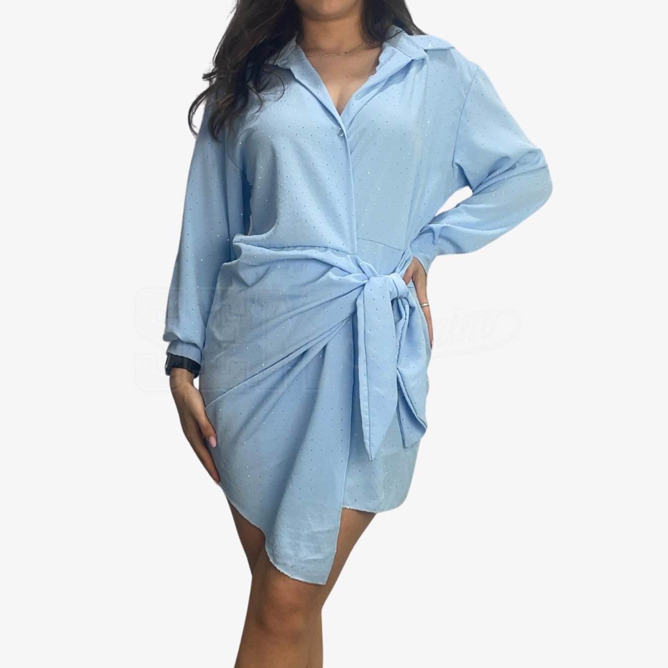 ABITO SEM ANNUNZIAT SCOLLO CAMICIA V ML NODO LAT. FULL STUDS