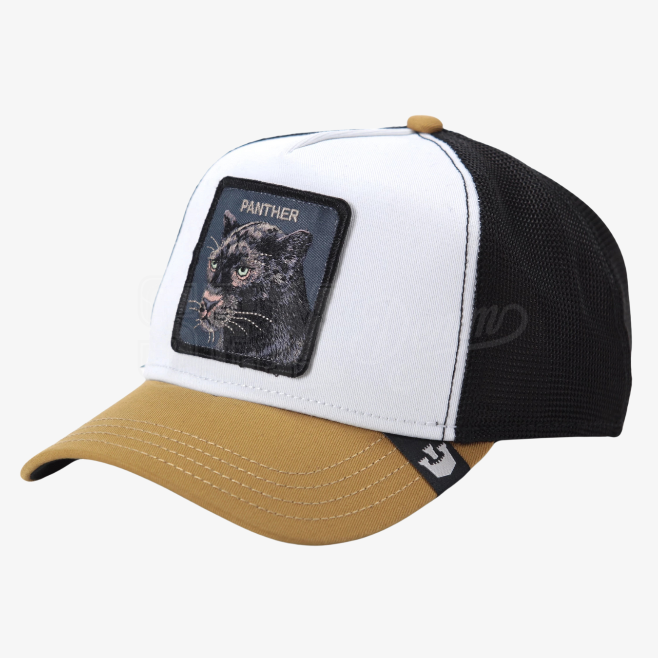 CAPPELLO GOORIN BROS FARM TRUCKER BICOLOR PANTHER GIALLO