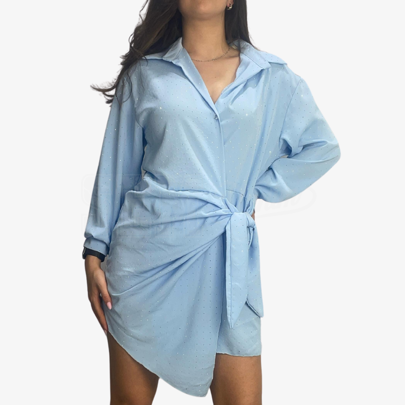 ABITO SEM ANNUNZIAT SCOLLO CAMICIA V ML NODO LAT. FULL STUDS