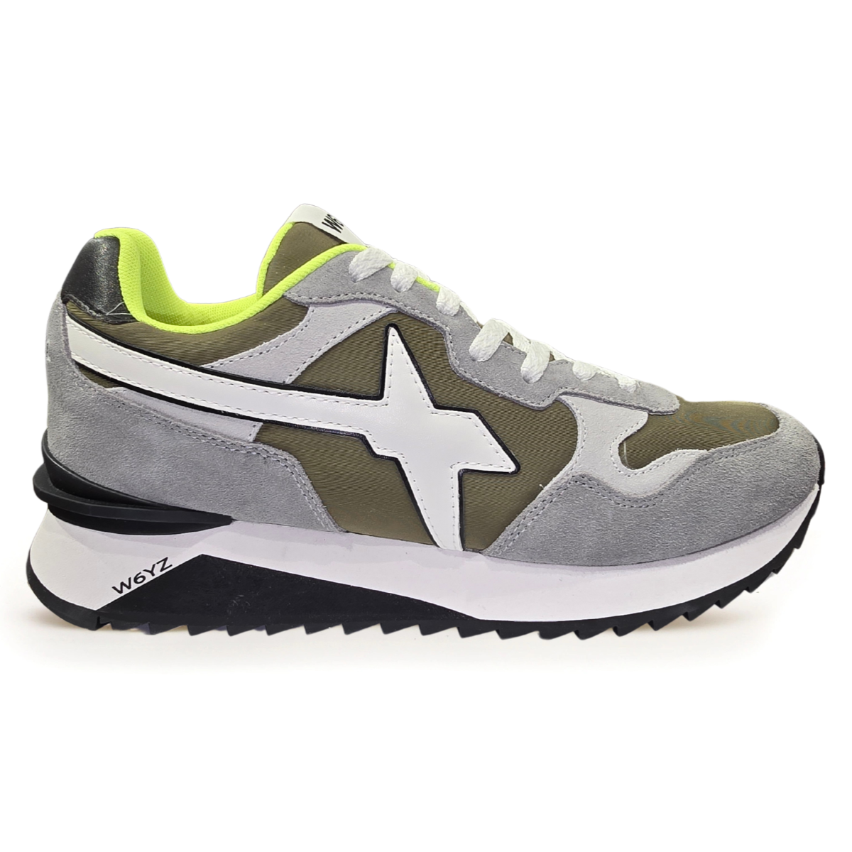 SCARPE WIZZ W6YZ YAK M GRIGIO VERDE BIANCO