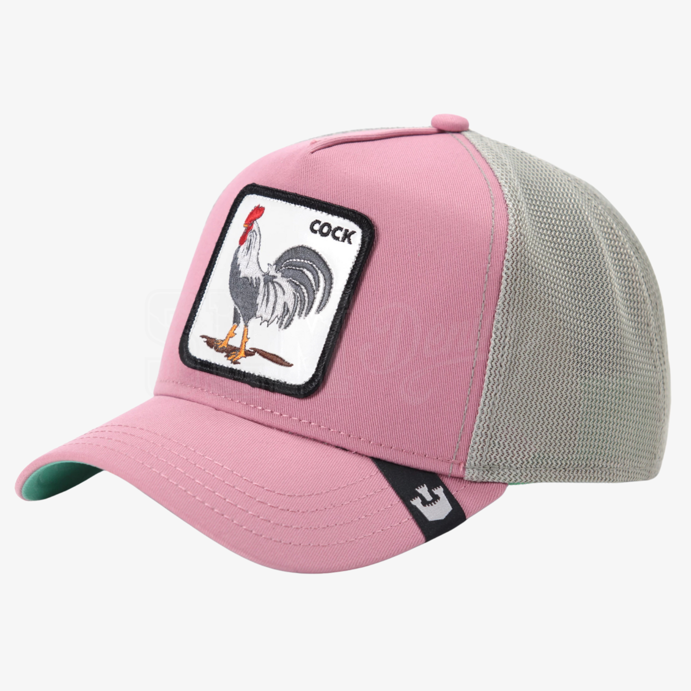 CAPPELLO GOORIN BROS FARM TRUCKER COCK ROSA