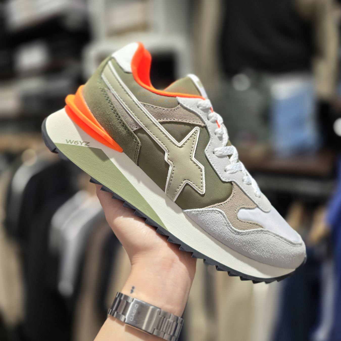 SCARPE WIZZ W6YZ YAK M BIANCO VERDE