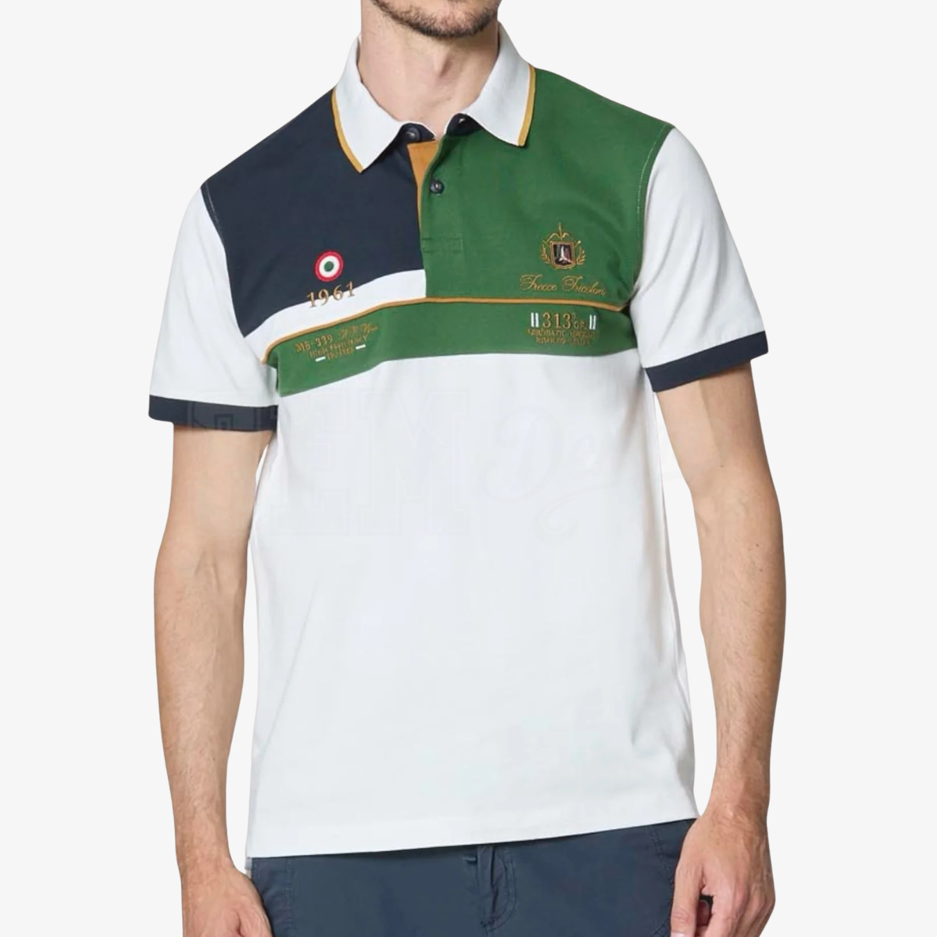 POLO AERONAUTICA MILITARE MC TRICOLOR