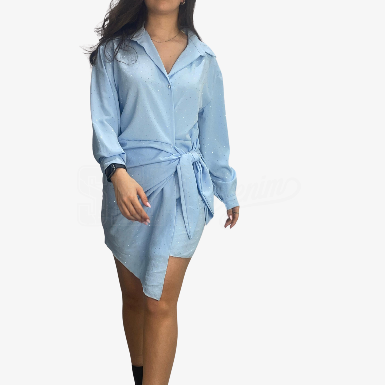 ABITO SEM ANNUNZIAT SCOLLO CAMICIA V ML NODO LAT. FULL STUDS