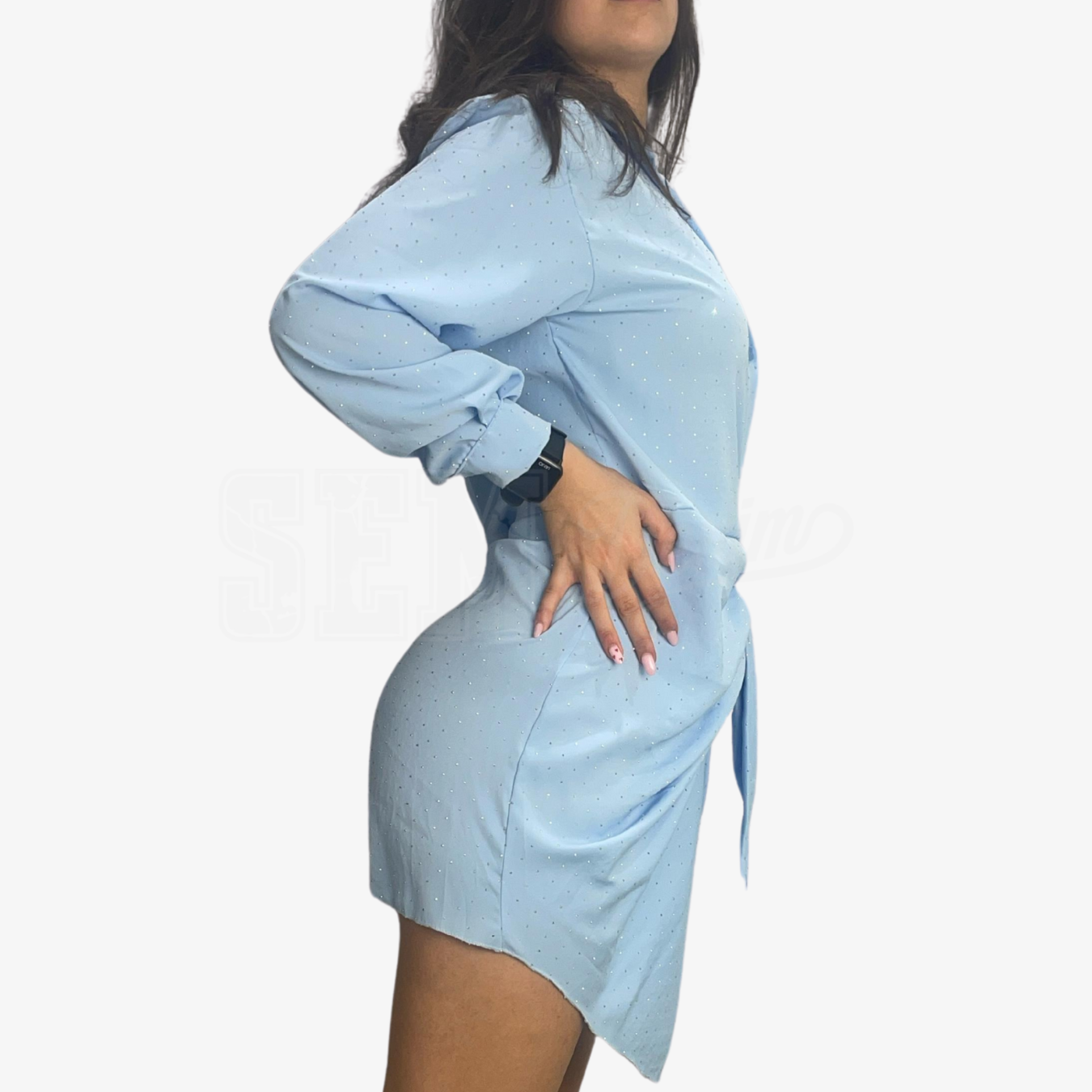 ABITO SEM ANNUNZIAT SCOLLO CAMICIA V ML NODO LAT. FULL STUDS