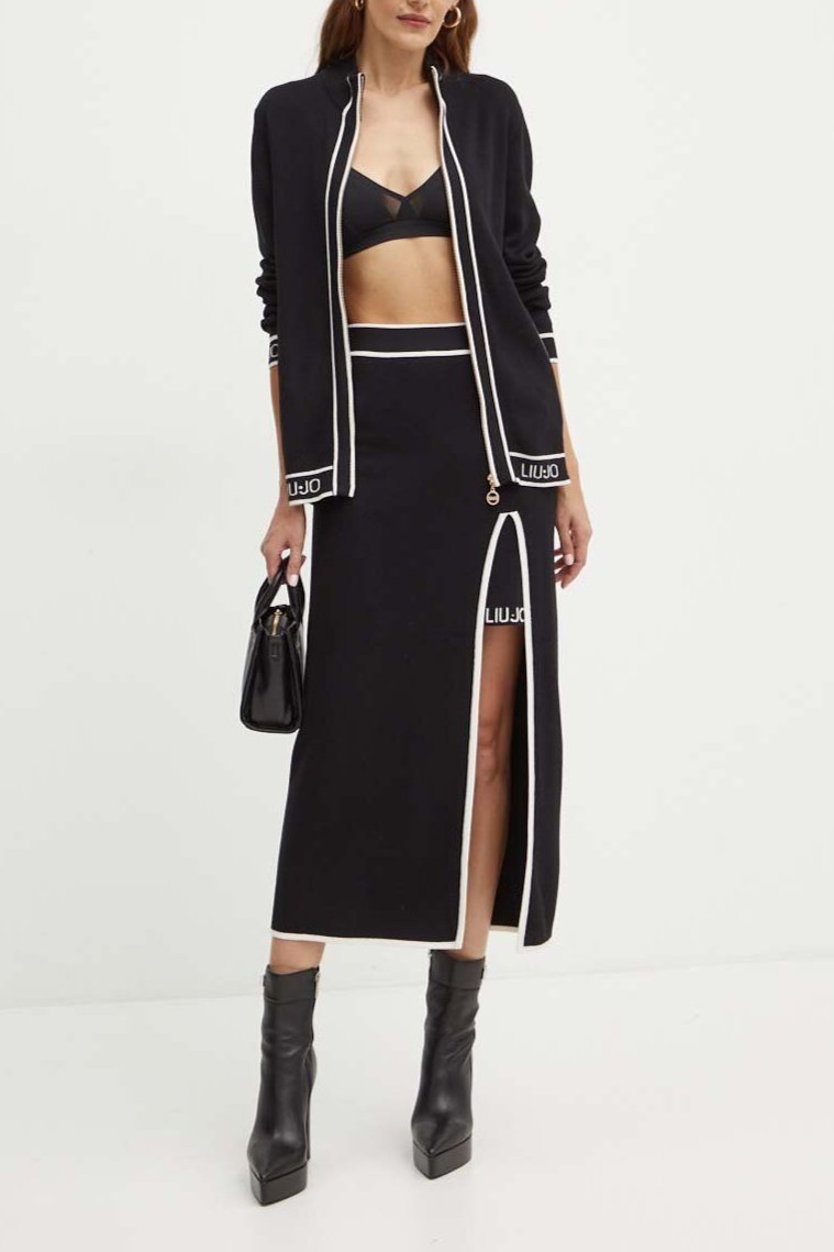 CARDIGAN LIUJO IN MAGLIA FULL ZIP CHAN