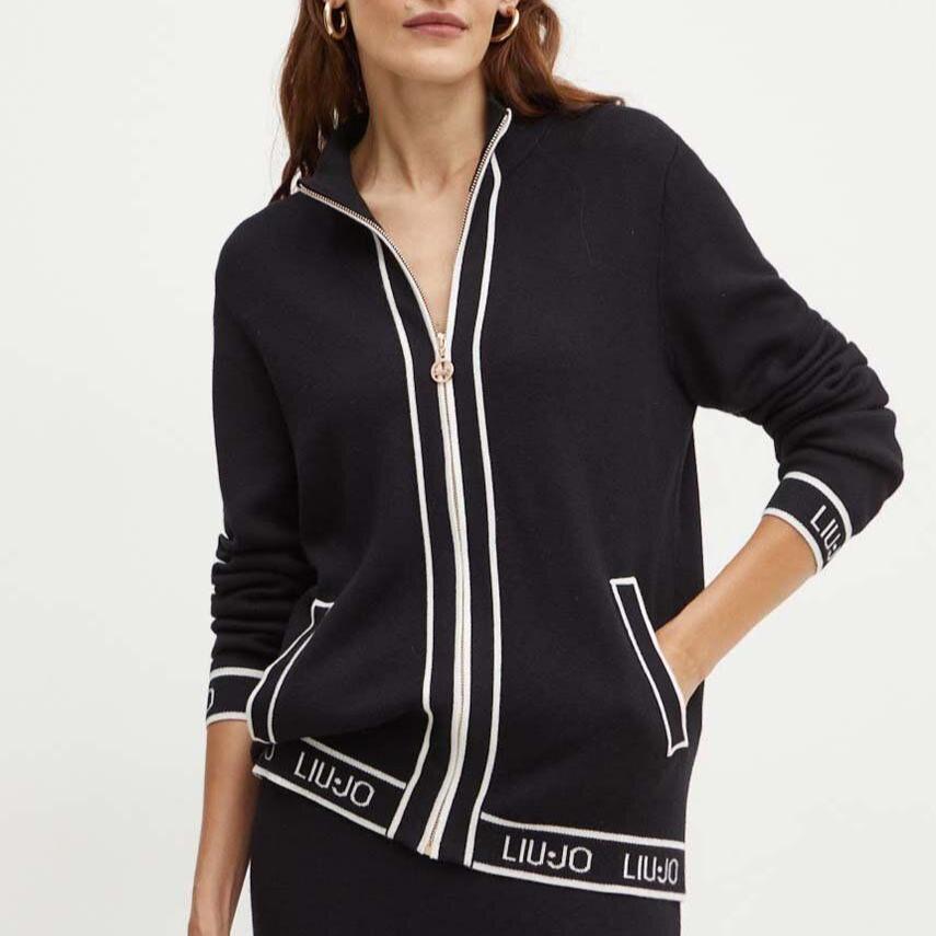 CARDIGAN LIUJO IN MAGLIA FULL ZIP CHAN