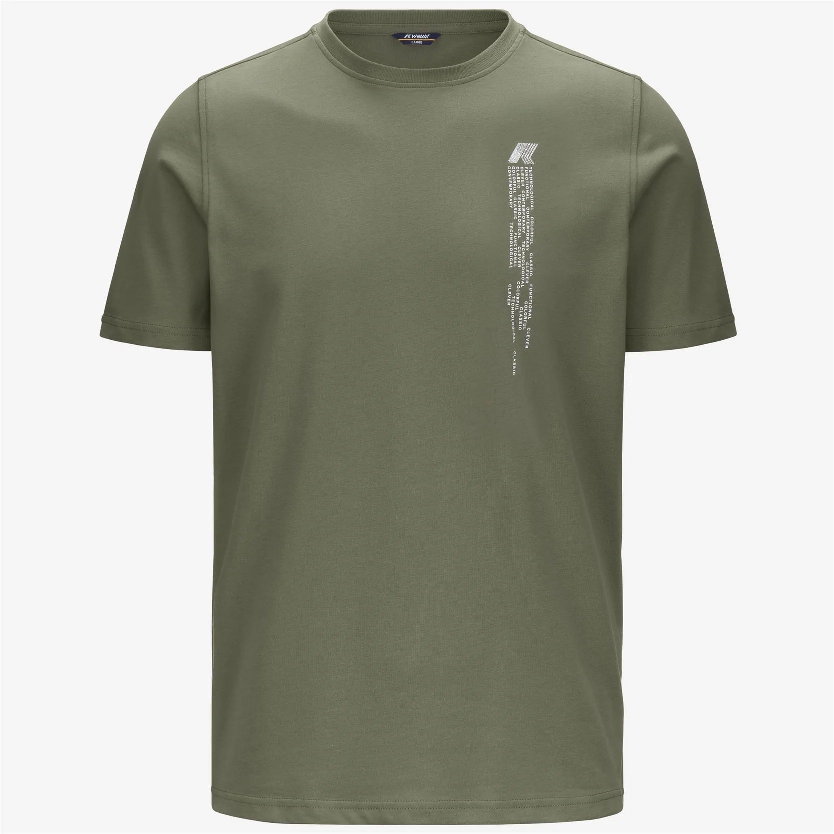 TSHIRT KWAY ODOM DIGITAL RAIN VERTICAL LOGO