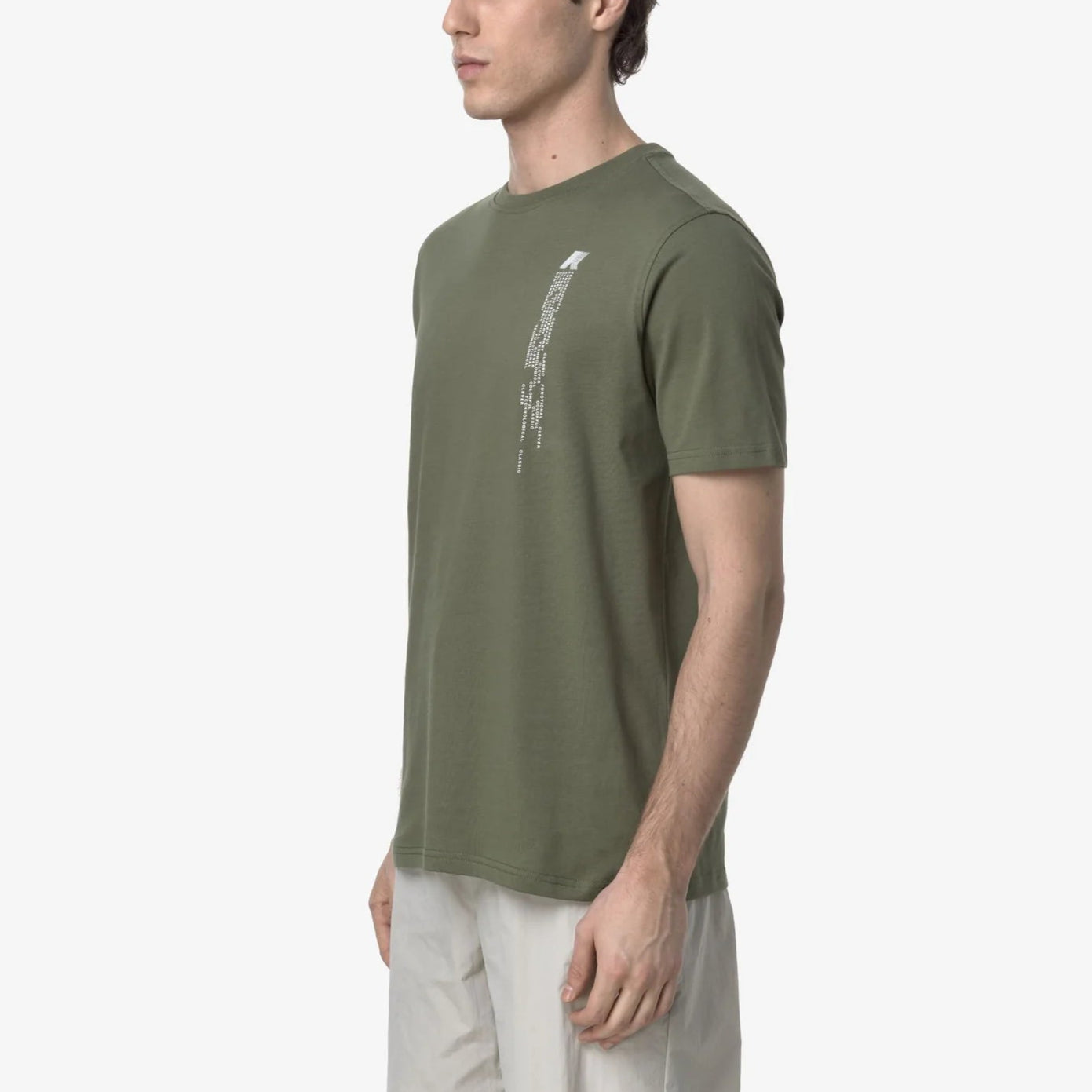 TSHIRT KWAY ODOM DIGITAL RAIN VERTICAL LOGO