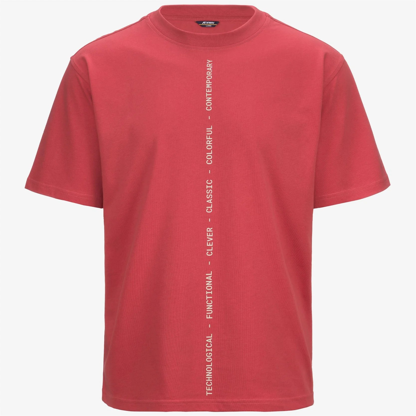 TSHIRT KWAY SOLO IDENTITY LOGO BACK LETTERING