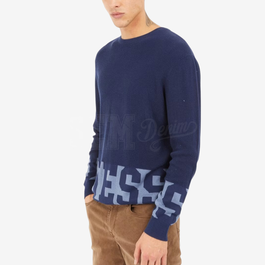 MAGLIA GUESS DEEMER JACQUARD LOGO