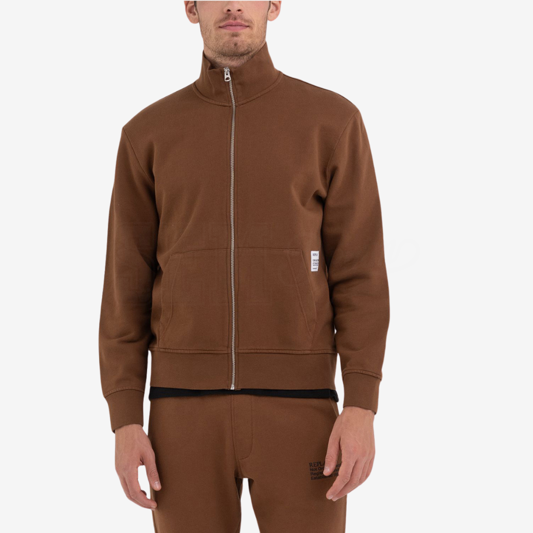 FELPA REPLAY INT. GARZATO FULLZIP N.O.P.