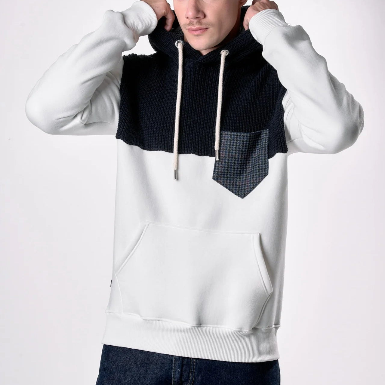 FELPA V2 BRAND BICOLOR PANNA