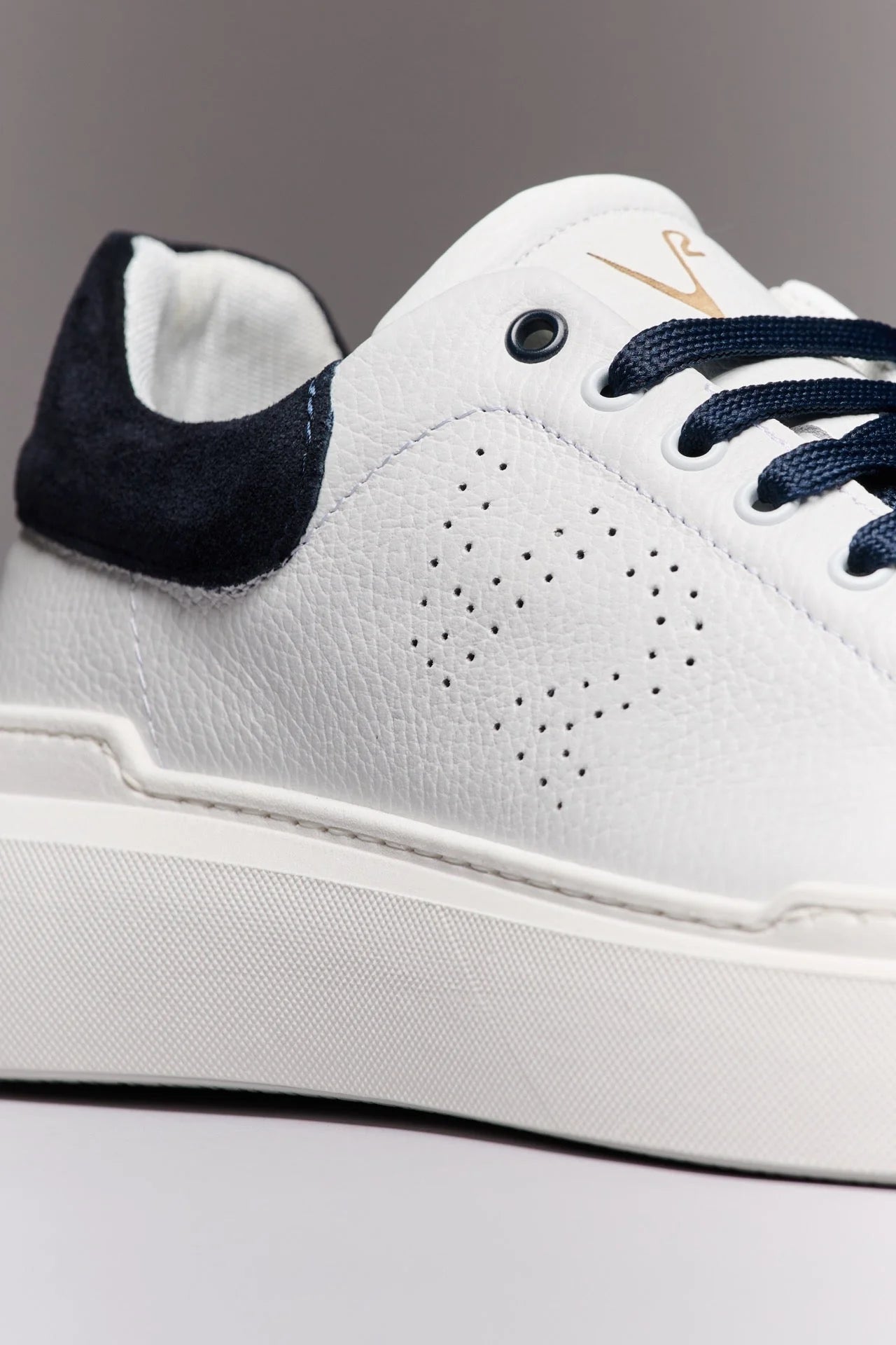 SNEAKERS V2 BRAND FONDO MQ BOTTOLATO BLU