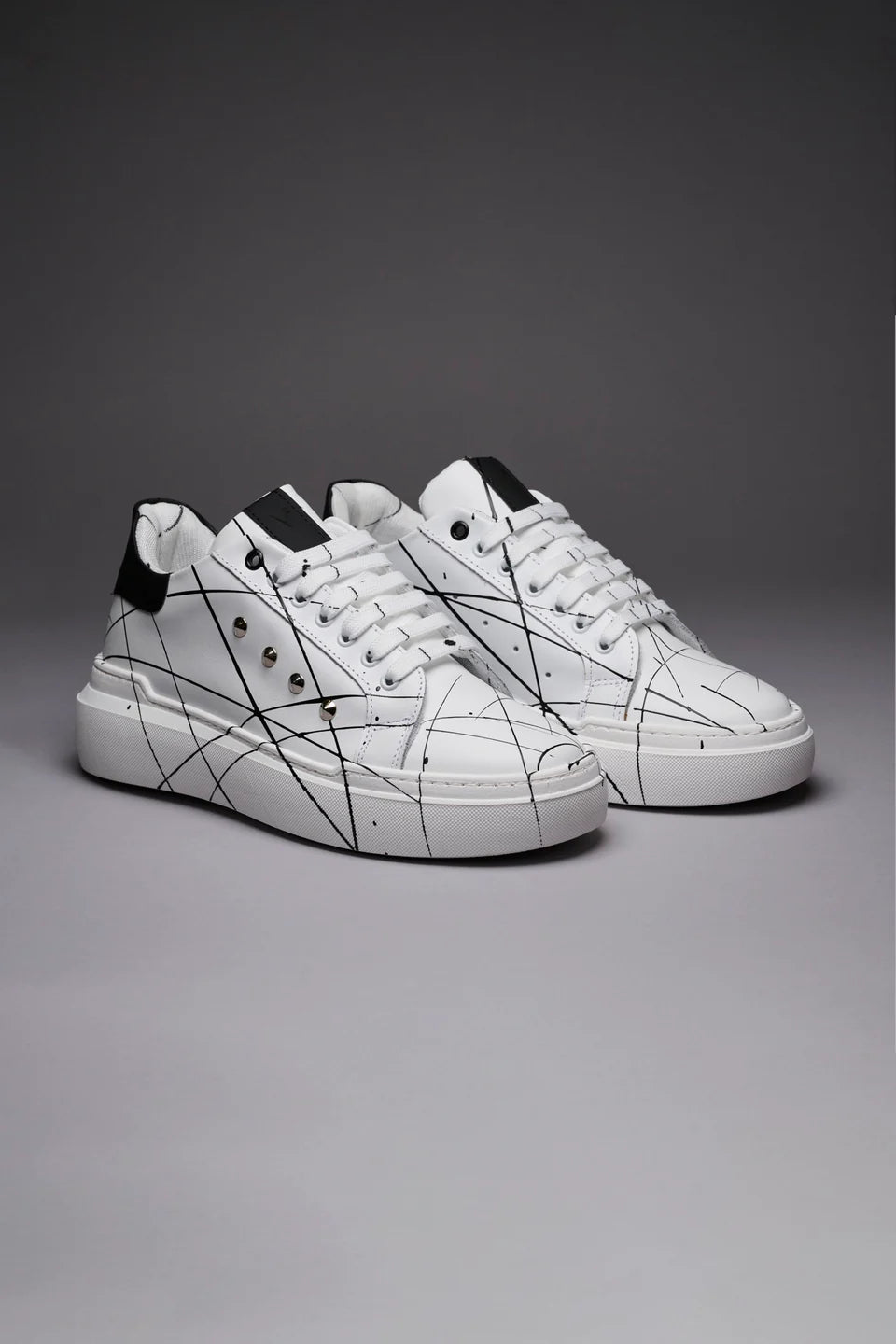 SNEAKERS V2 BRAND FONDO MQ BORCHIE E SCHIZZI