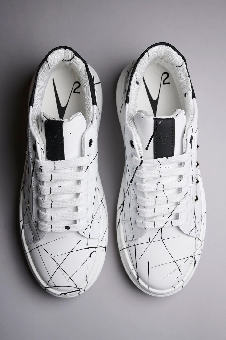 SNEAKERS V2 BRAND FONDO MQ BORCHIE E SCHIZZI