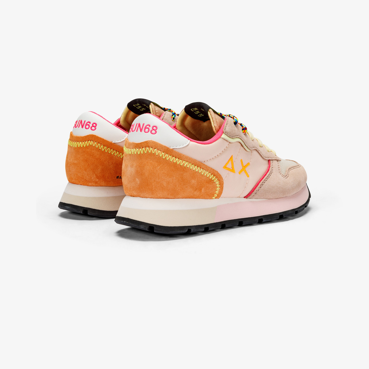 SCARPE SUN68 ALLY COLOR EXPLOSION PORCELLANA