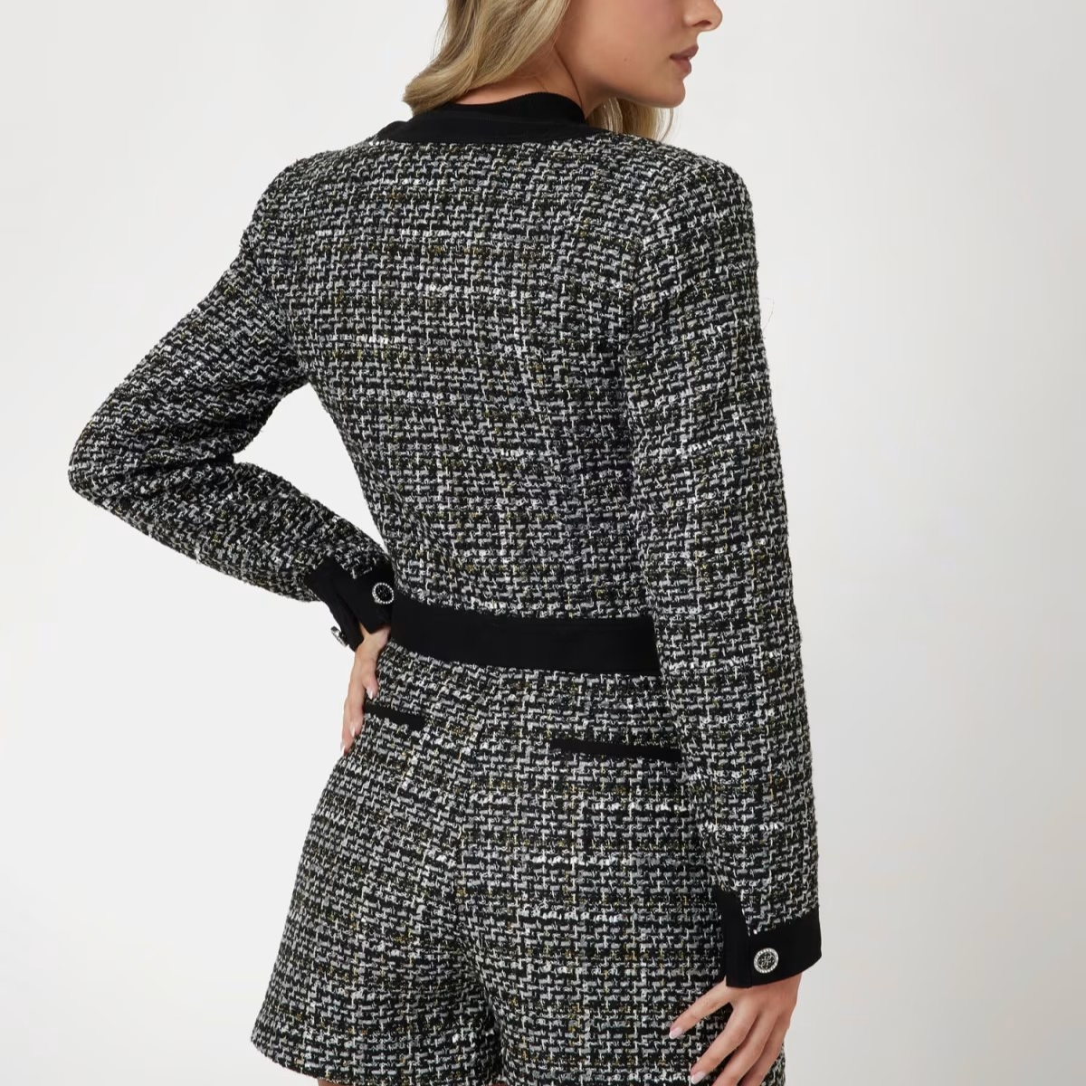 GIACCA GUESS YVONNE MIX DENIM TWEED