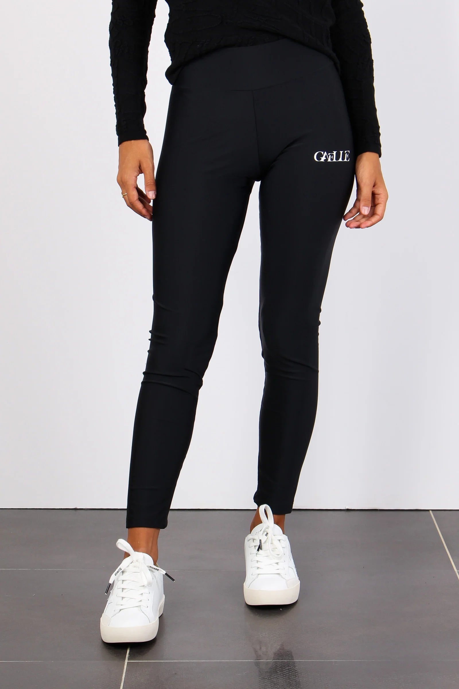LEGGINS GAELLE PARIS LYCRA NERO
