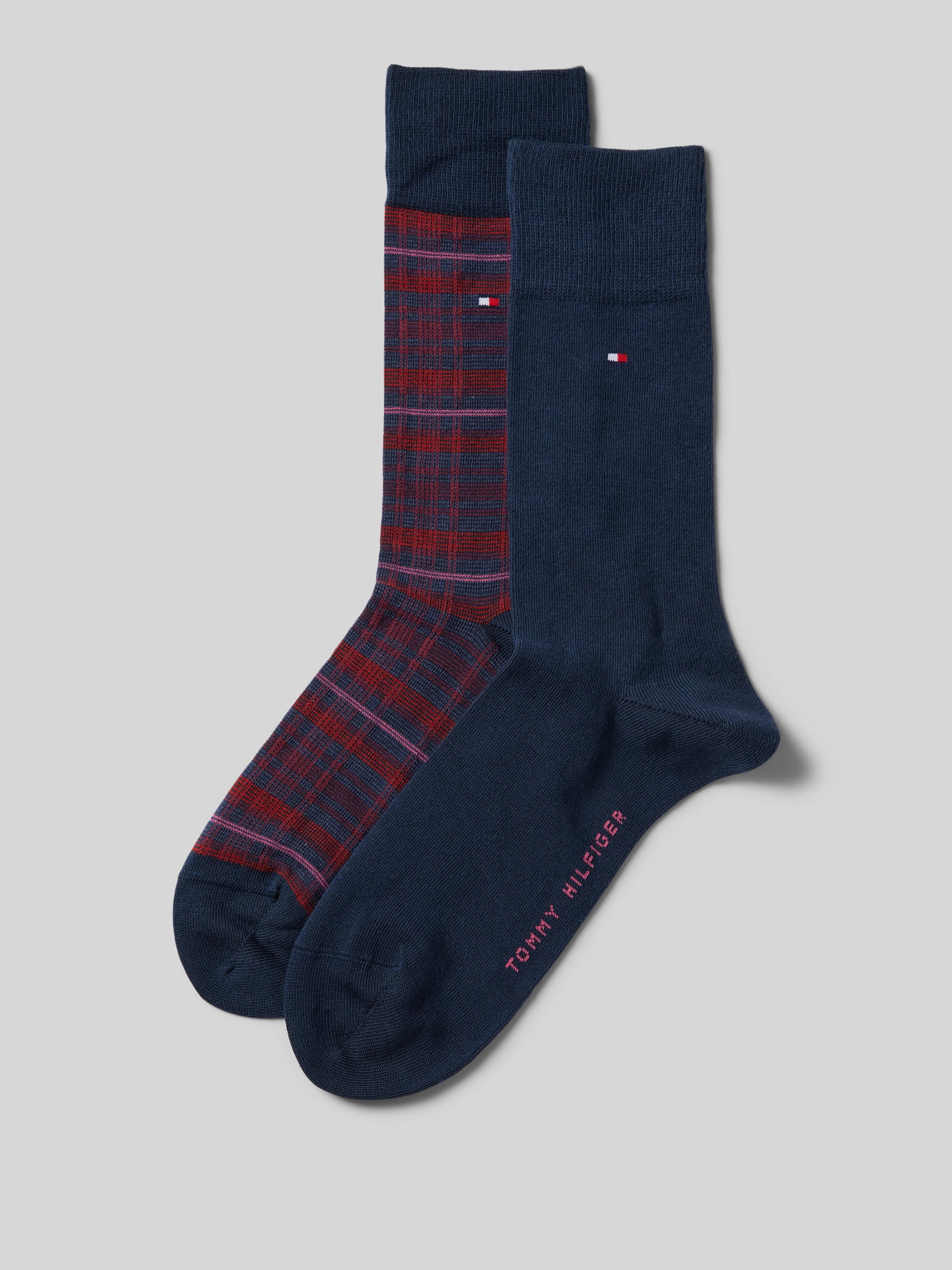 CALZE TOMMY HILFIGER 2 PAIA TARTAN