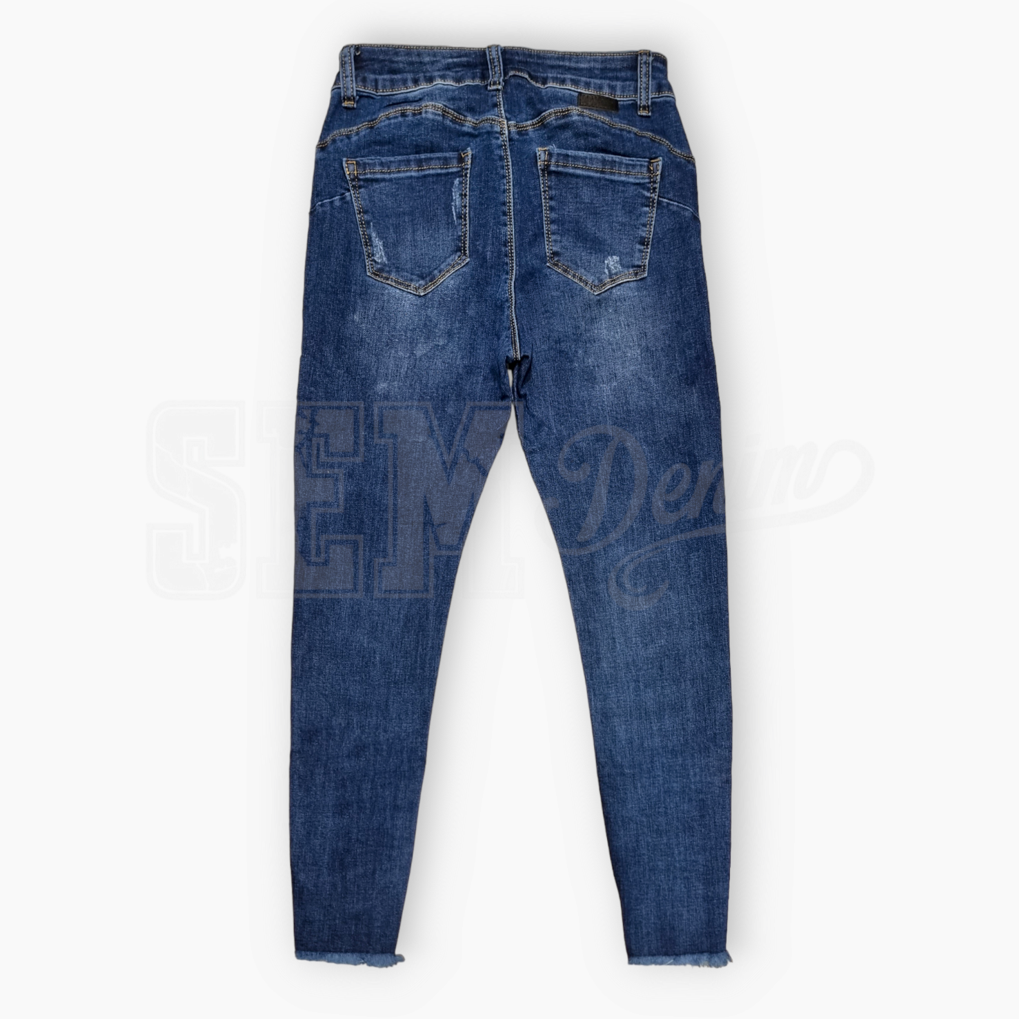JEANS SEM ADRIANA SKINNY PUSH UP MICROROTTURE F. STRAPPATO