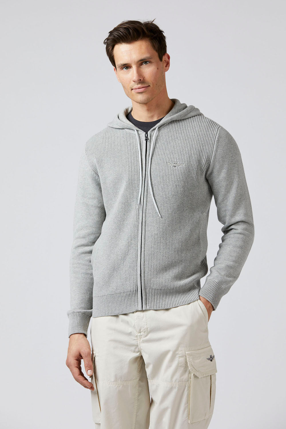 MAGLIA FULL ZIP AERONAUTICA MILITARE