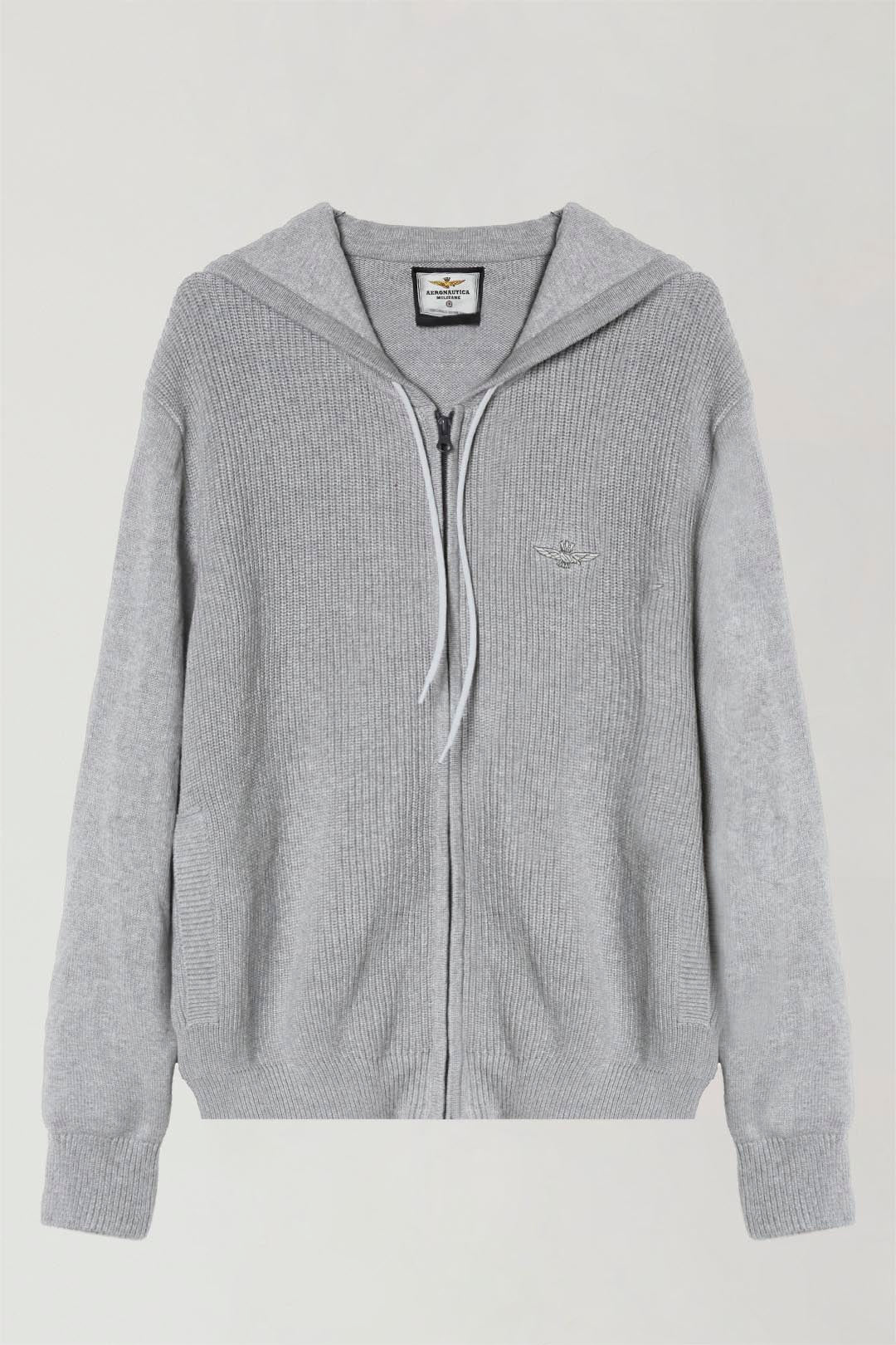MAGLIA FULL ZIP AERONAUTICA MILITARE