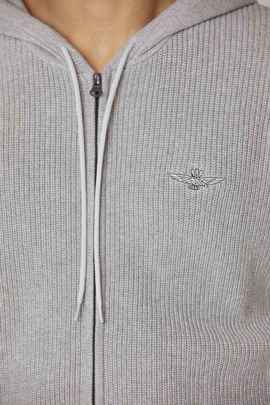 MAGLIA FULL ZIP AERONAUTICA MILITARE