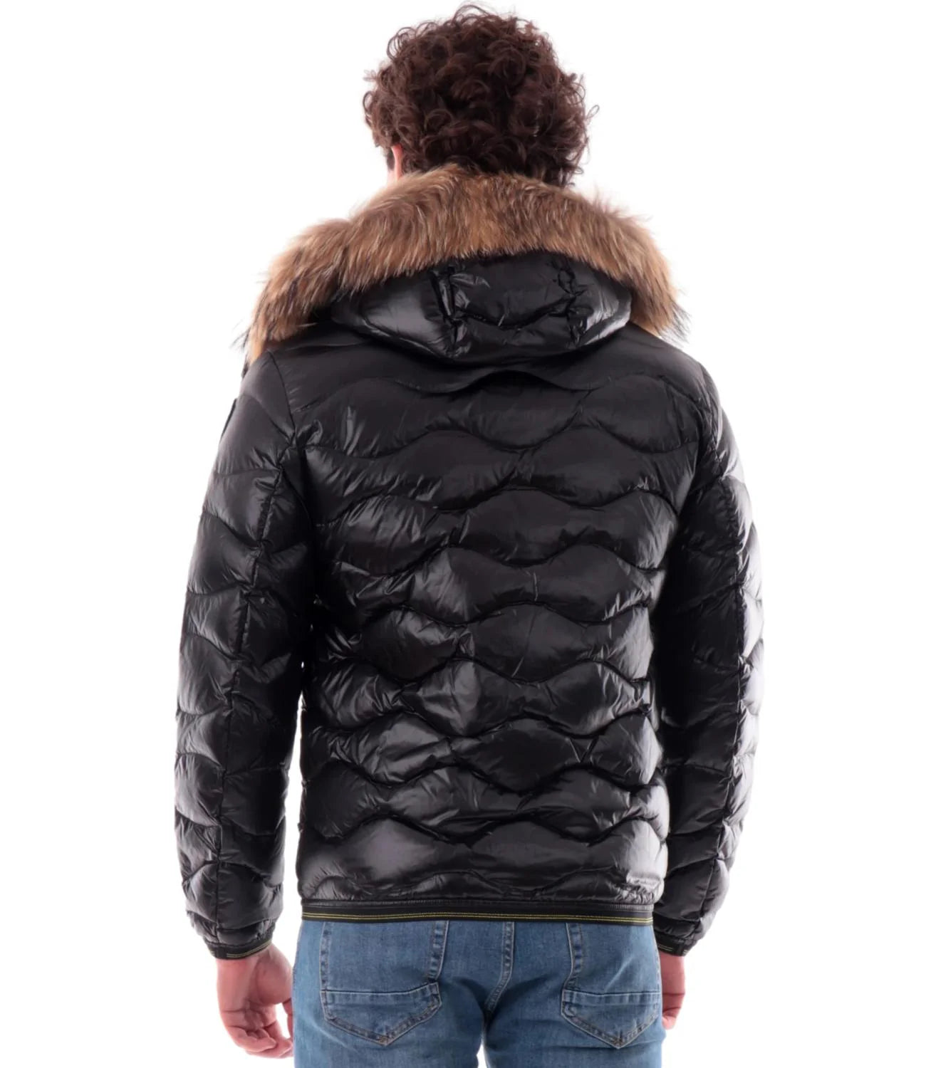PIUMINO BLAUER WAVEFUR ONDINA INT PIUMA CON PELO UOMO