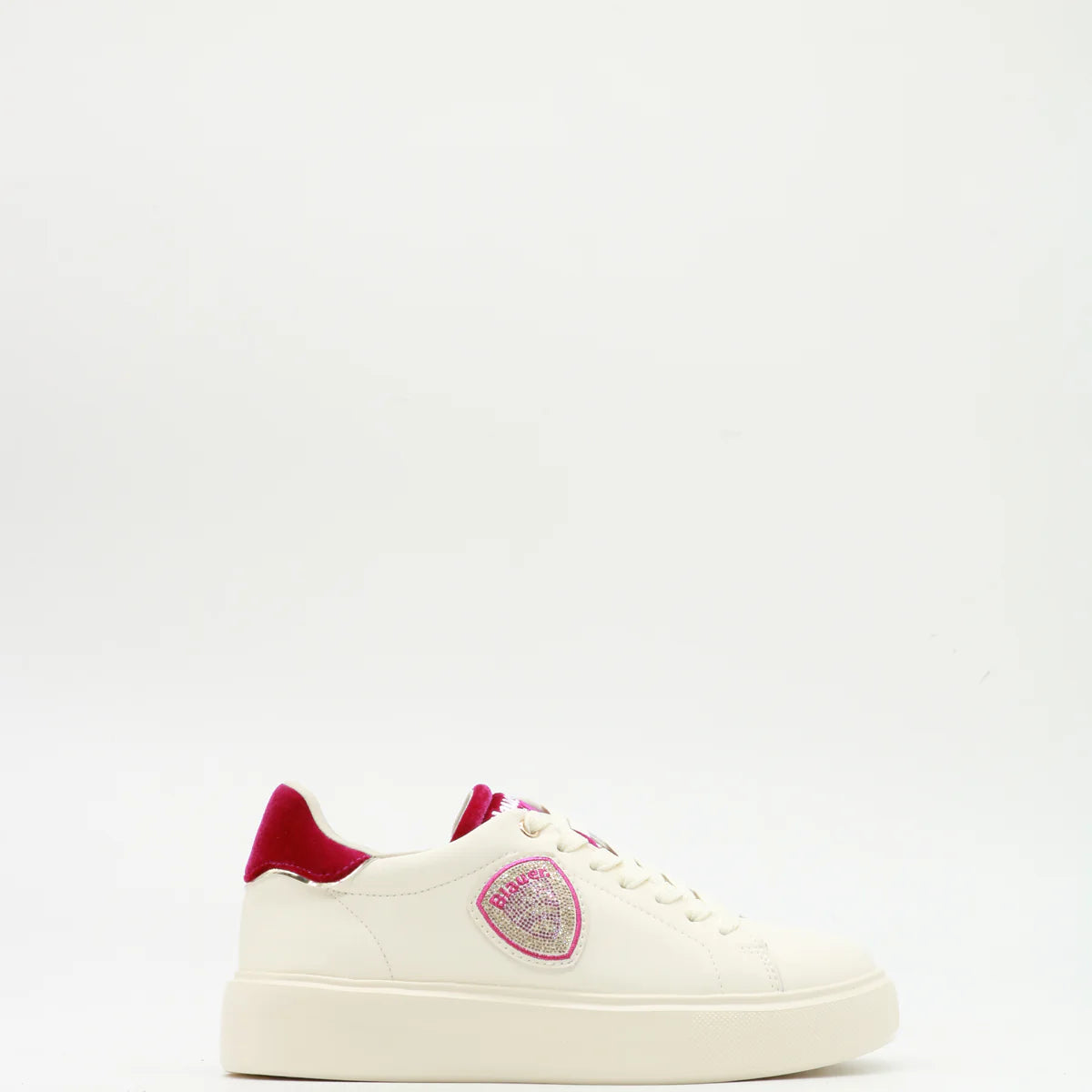 SCARPE BLAUER VENUS BIANCO FUXIA