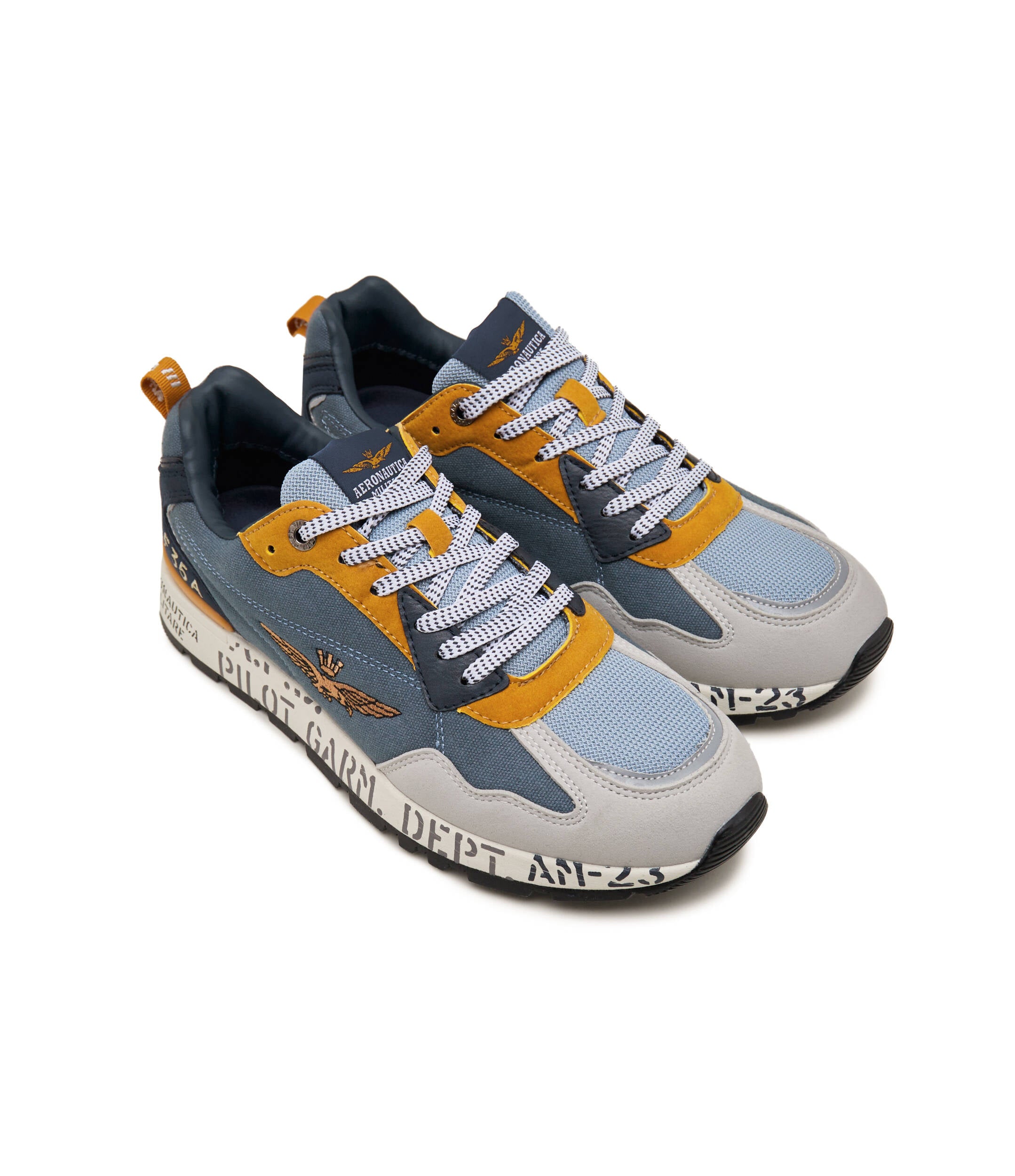 SNEAKERS AERONAUTICA MILITARE BLU SCURO