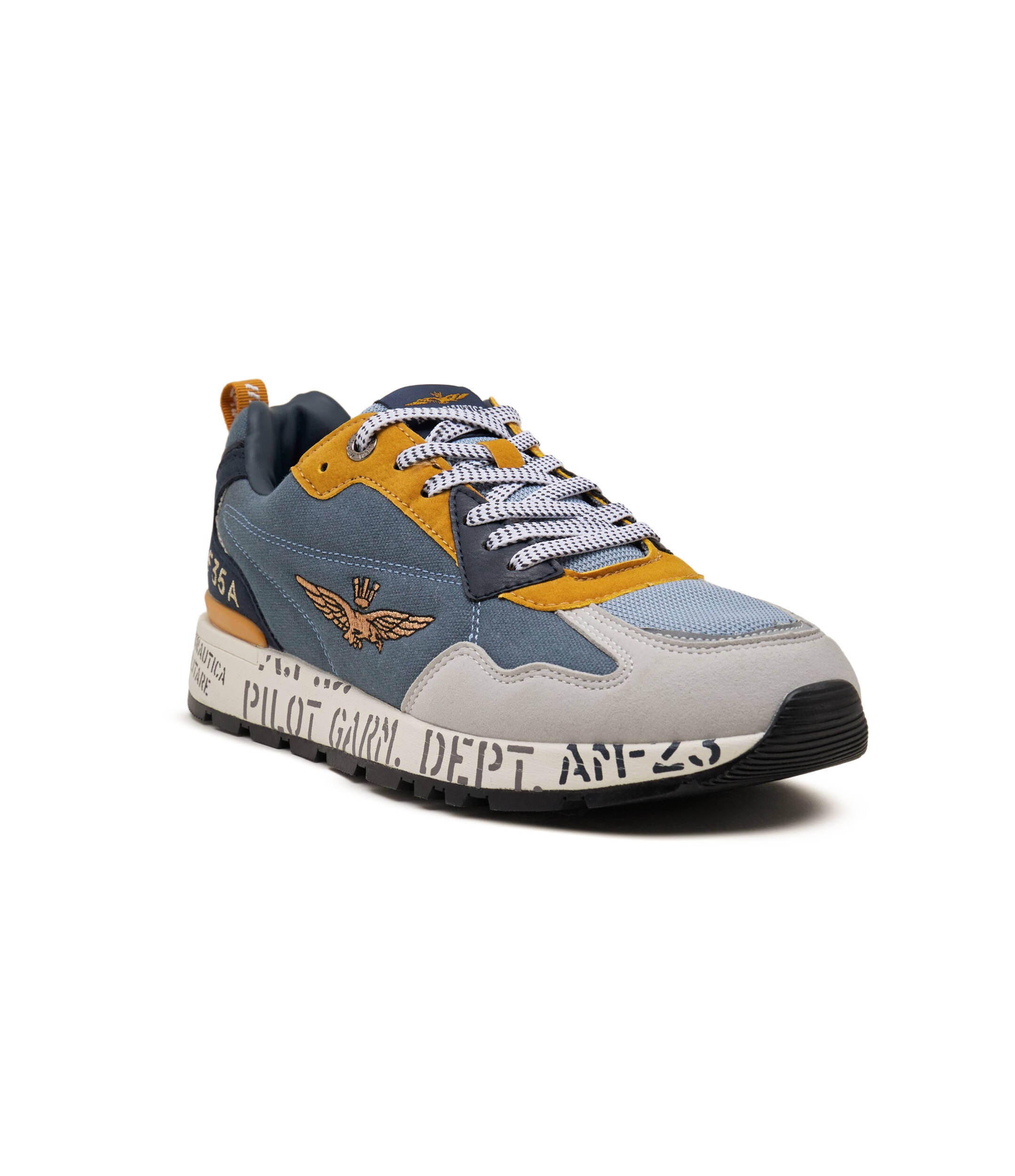 SNEAKERS AERONAUTICA MILITARE BLU SCURO
