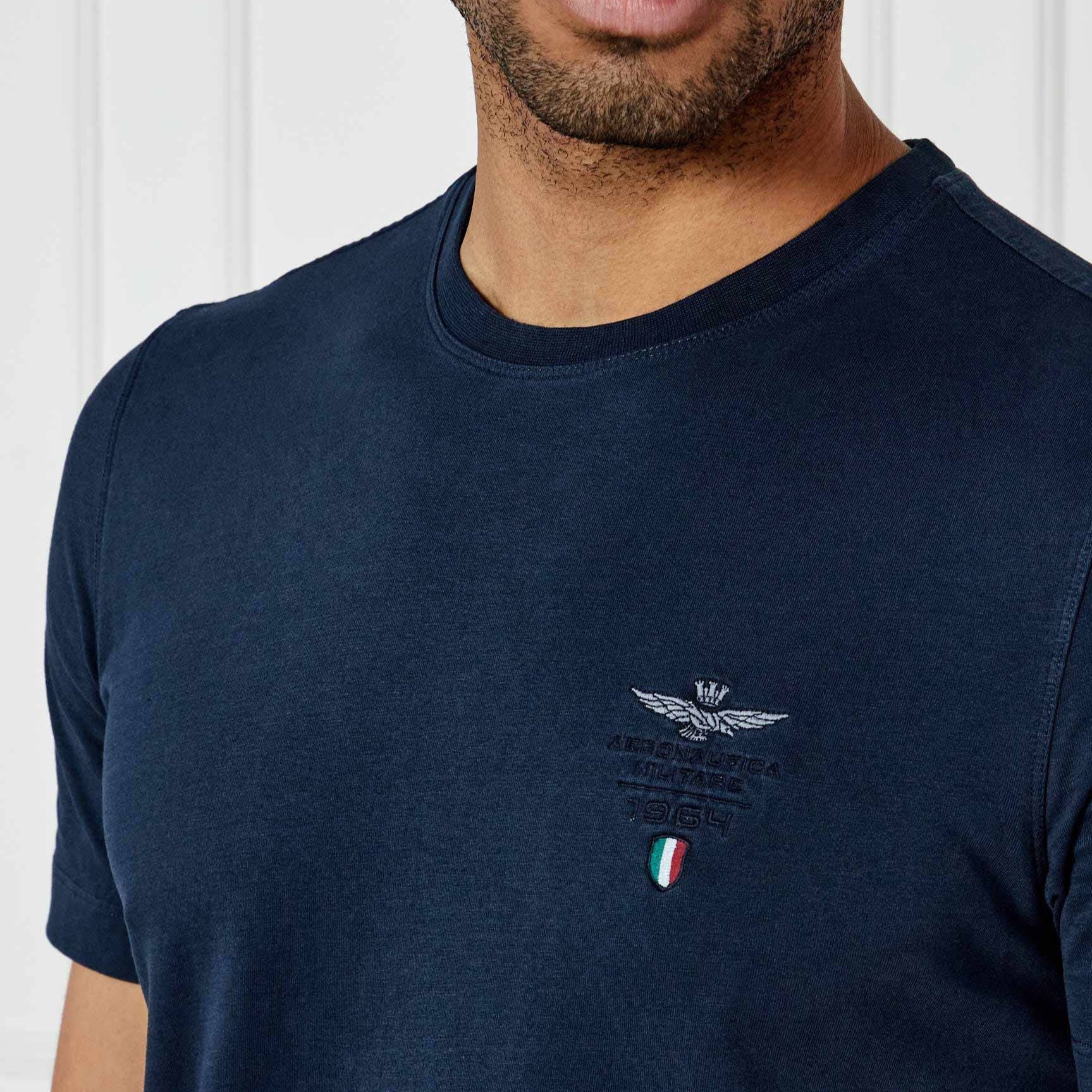 TSHIRT AERONAUTICA MILITARE LOGO SCHIENA