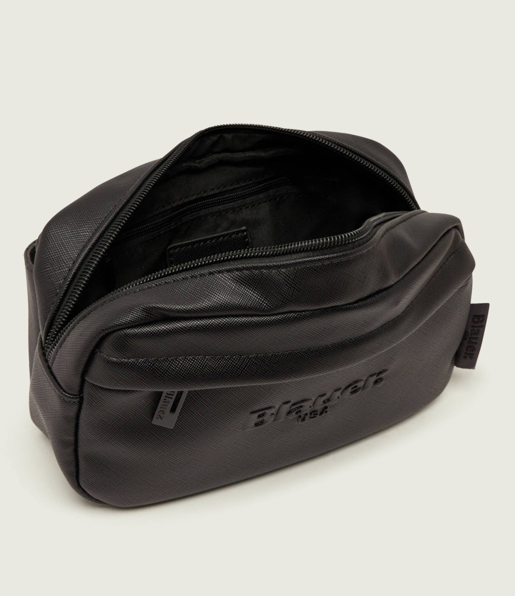 MARSUPIO BLAUER PELLE MARTELLATA VAGAN BOOM 13X22X6
