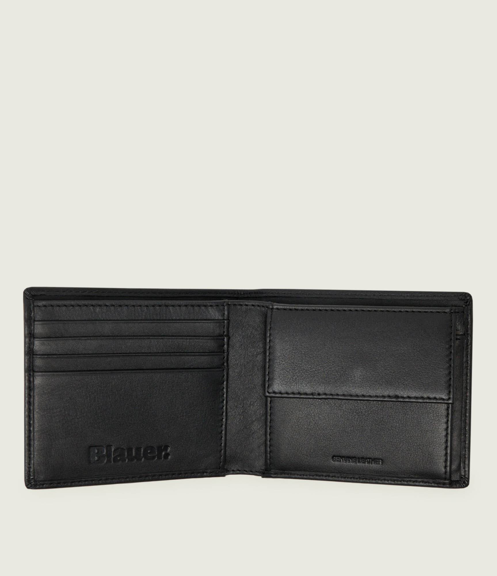 PORTAFOGLIO BLAUER PELLE COP COIN