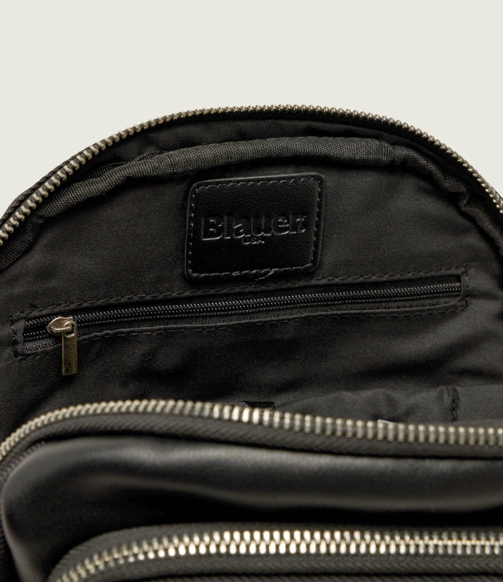 MONOSPALLA BLAUER BORSELLO DOYERS PELLE CORDURA 30X20X10