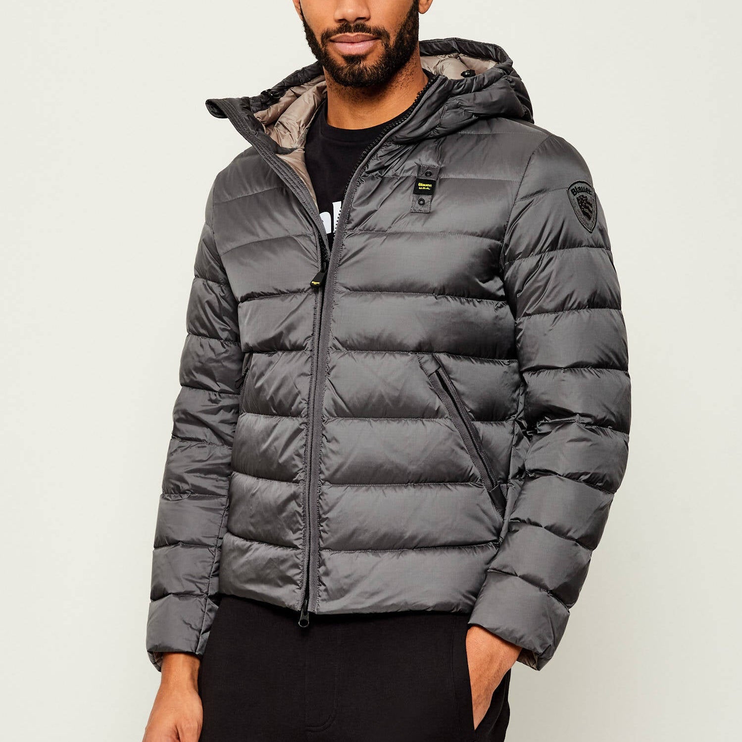 PIUMINO BLAUER ACTON TRAMA DRITTO IMB. PIUMA