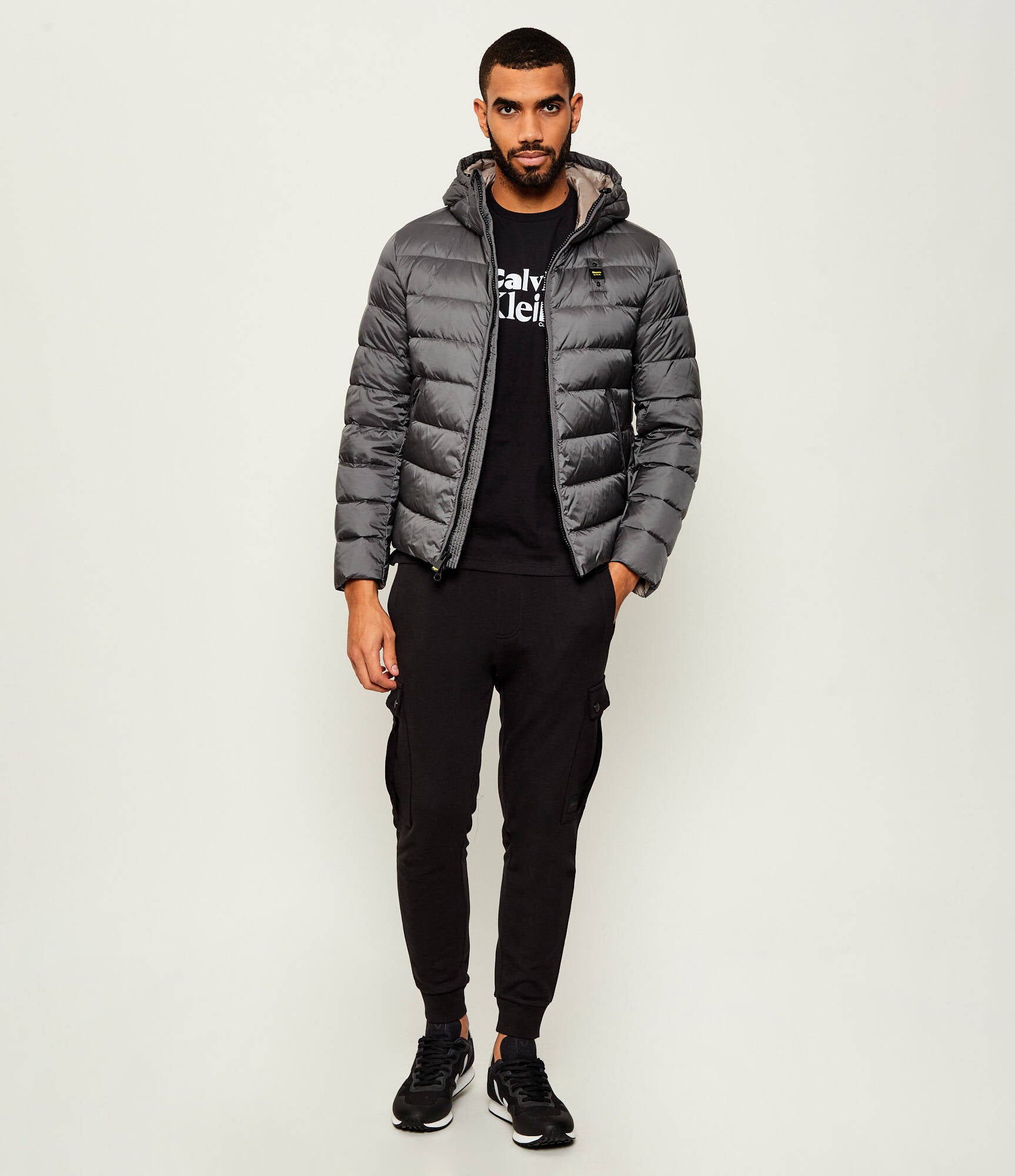 PIUMINO BLAUER ACTON TRAMA DRITTO IMB. PIUMA