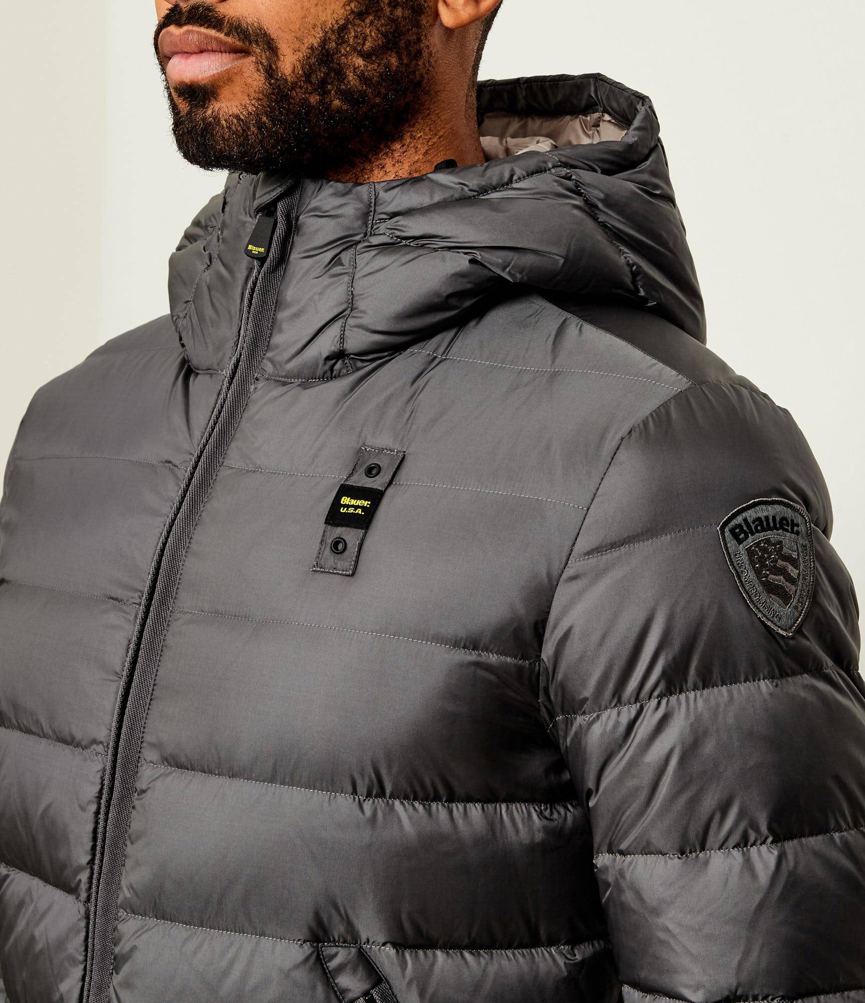 PIUMINO BLAUER ACTON TRAMA DRITTO IMB. PIUMA