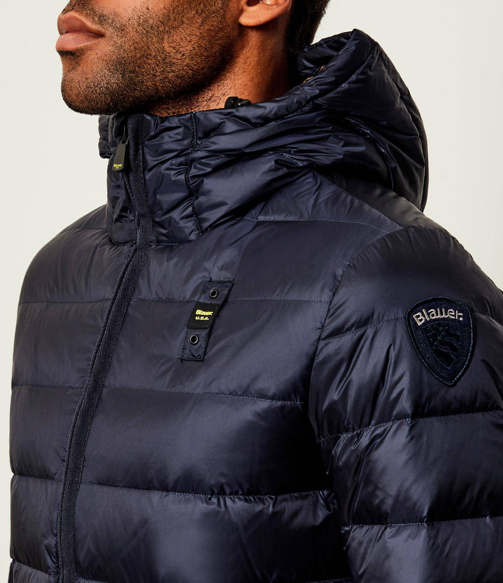 PIUMINO BLAUER ACTON TRAMA DRITTO IMB. PIUMA