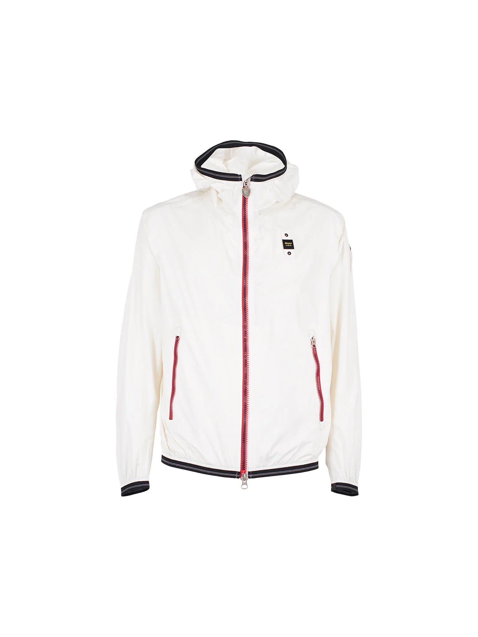 GIUBBINO BLAUER DODGE CON CAPPUCCIO ZIP IN CONTRASTO