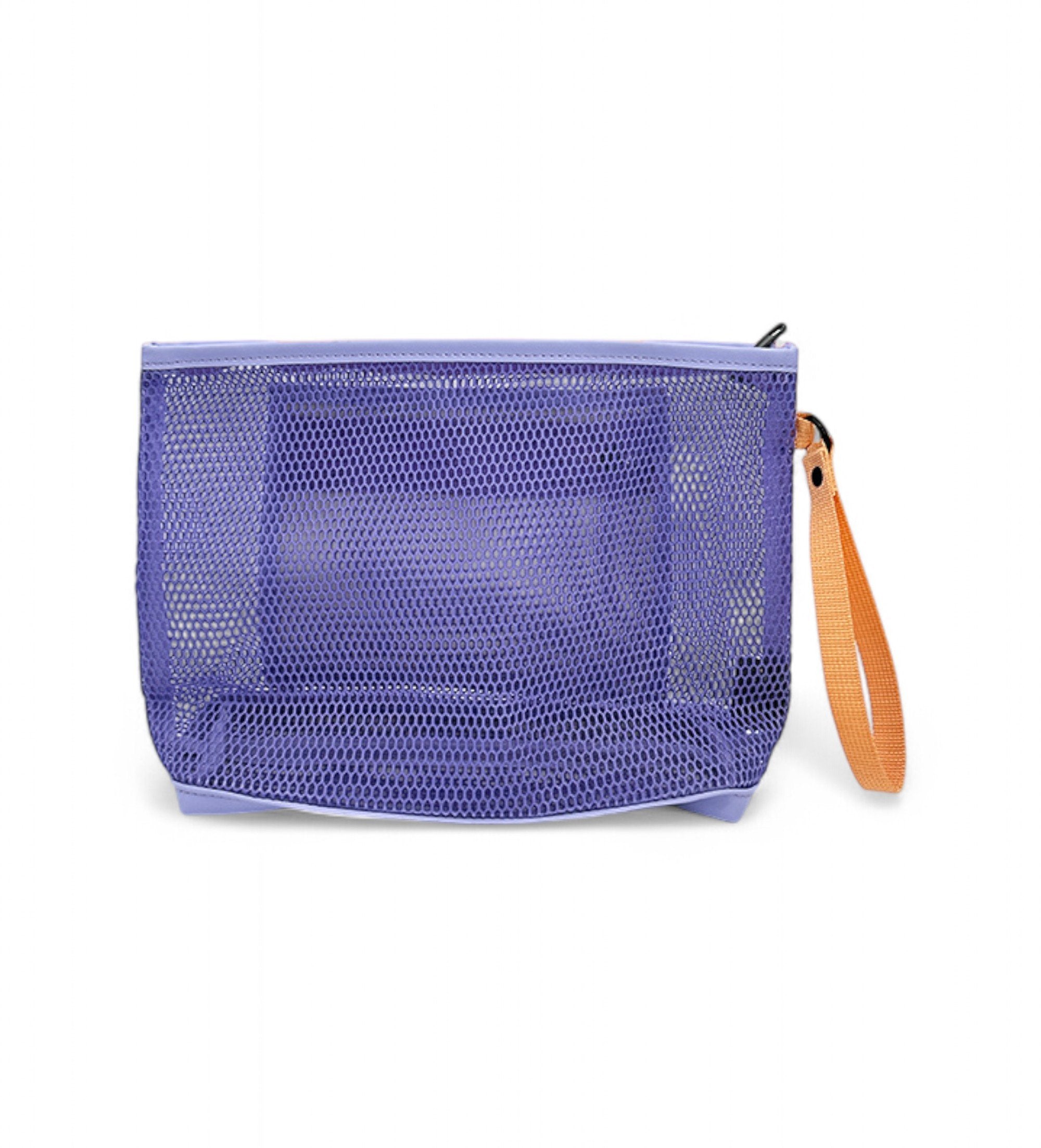 BEAUTY CASE BLAUER CLUTCH BOAT A MANO
