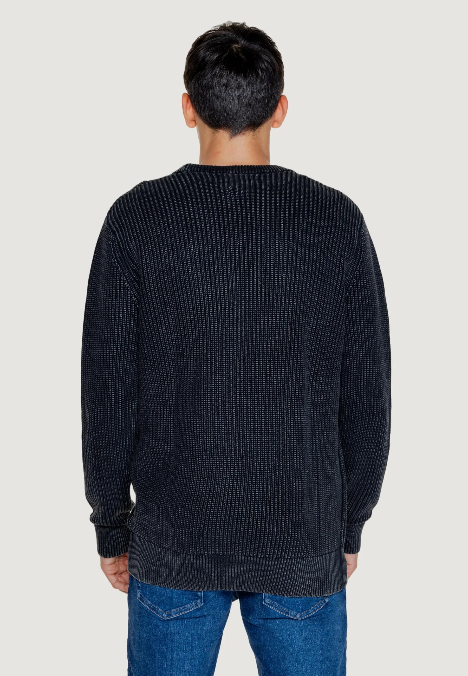 MAGLIA GUESS DELMAR ML WASHED RIBBED