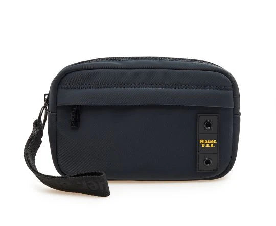 POCHETTE BLAUER CLUTCH A MANO GOMMATO GOY 12X20X5.5