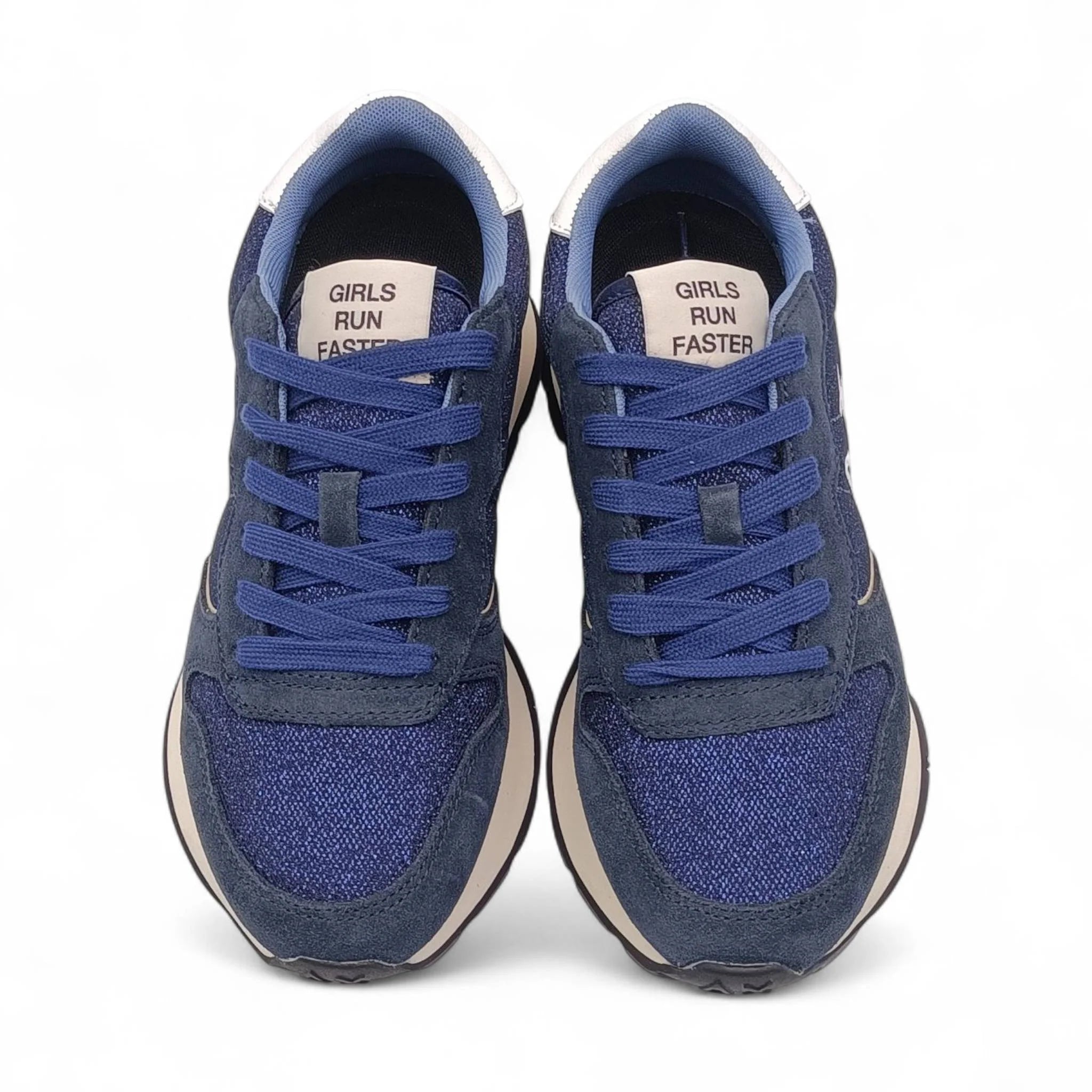 SCARPE SUN68 ALLY GLITTER BLU NAVY